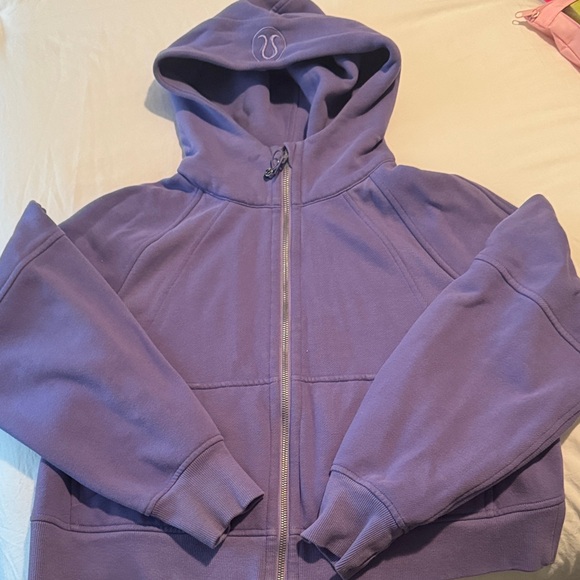Lululemon cropped scuba zip up - Picture 1 of 5